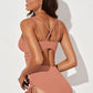 *APP EXCLUSIVE* Tied Cutout Plunge One-Piece Swimsuit