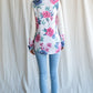 Cable Knit Button Long Sleeve Top