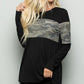Camo Colorblock Long Sleeve