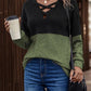 *APP EXCLUSIVE* Two-Tone Crisscross Detail Sweatshirt