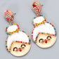 *APP EXCLUSIVE* Rhinestone Mrs. Claus Earrings