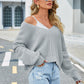 Vneck Long Sleeve Sweater