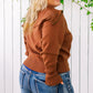 *APP EXCLUSIVE* Collared Neck Zip-Up Long Sleeve Sweater
