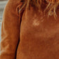 Plus Size Waffle-Knit Round Neck Long Sleeve Blouse
