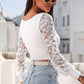 *APP EXCLUSIVE* Lace Scoop Neck Long Sleeve Bodysuit