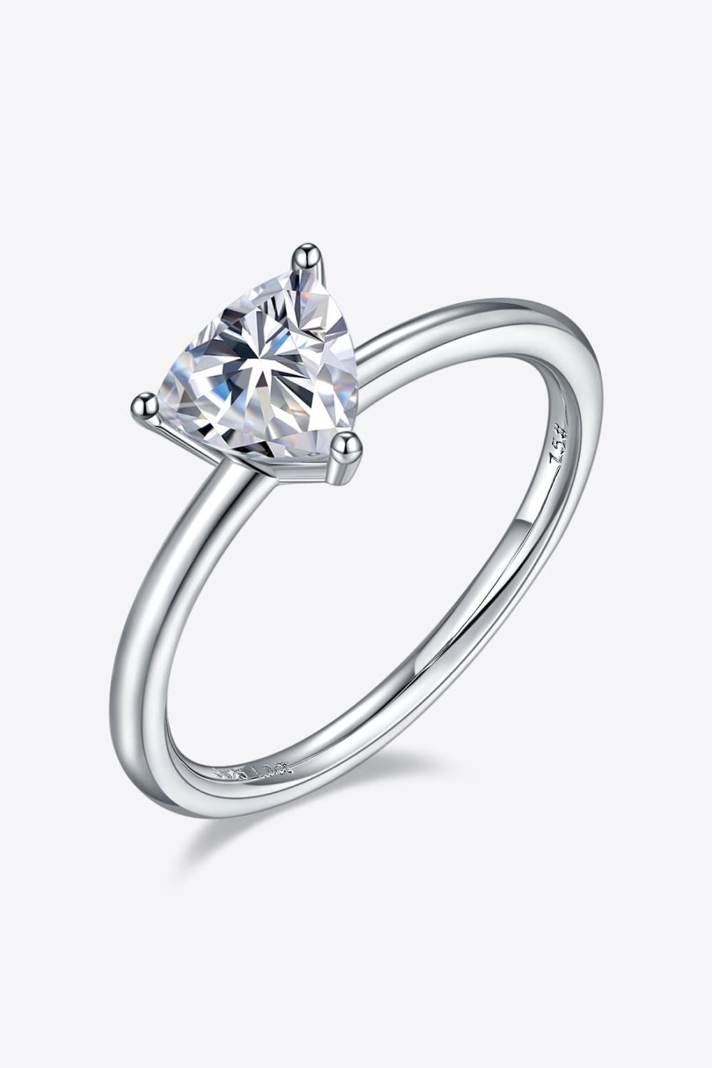 *APP EXCLUSIVE* 1 Carat Moissanite 925 Sterling Silver Solitaire Ring