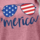 *APP EXCLUSIVE* US Flag Glasses Graphic Tee