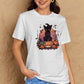 *APP EXCLUSIVE*Black Cat Halloween Graphic Tee
