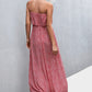 *APP EXCLUSIVE* Strapless Split Maxi Dress