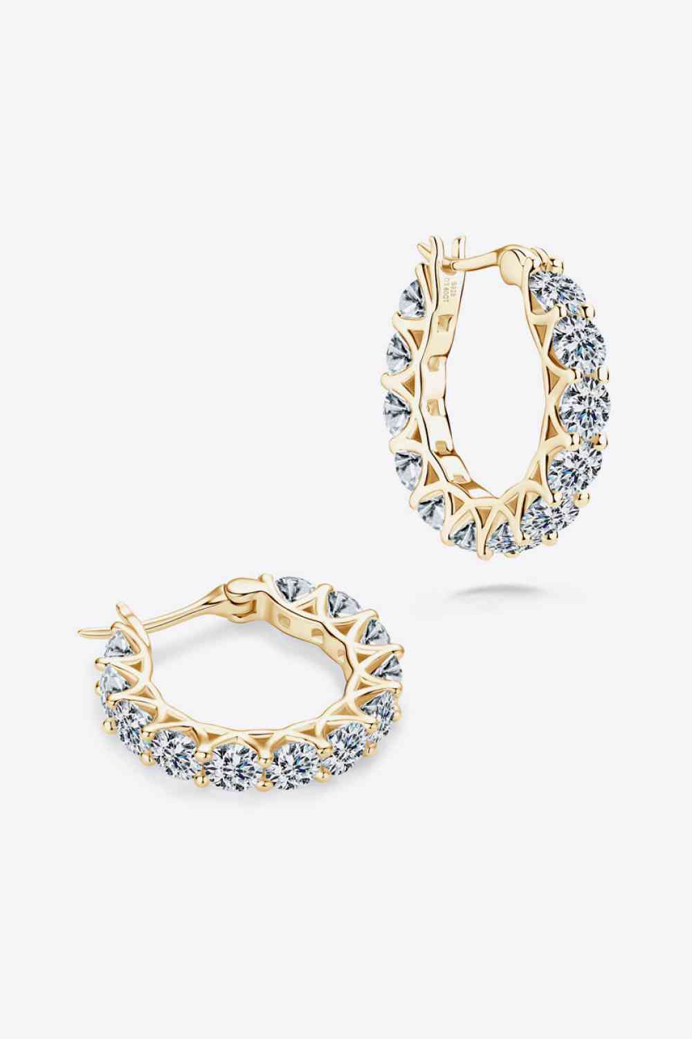 *APP EXCLUSIVE*  7.2 Carat Moissanite 925 Sterling Silver Earrings
