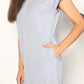 *APP EXCLUSIVE* Short Sleeve Front Slit Hooded Dress