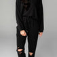 *APP EXCLUSIVE* Distressed Sweatshirt and Joggers Set