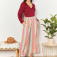 *APP EXCLUSIVE* Striped Smocked Waist Pants with Pockets