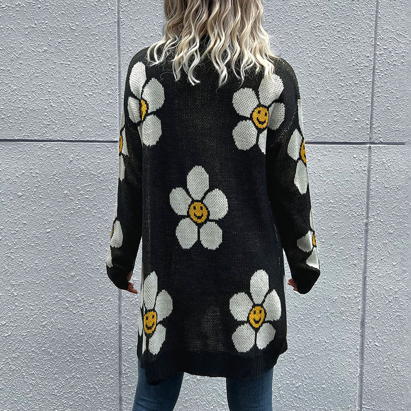 *App Exclusive* Floral Button Down Cardigan
