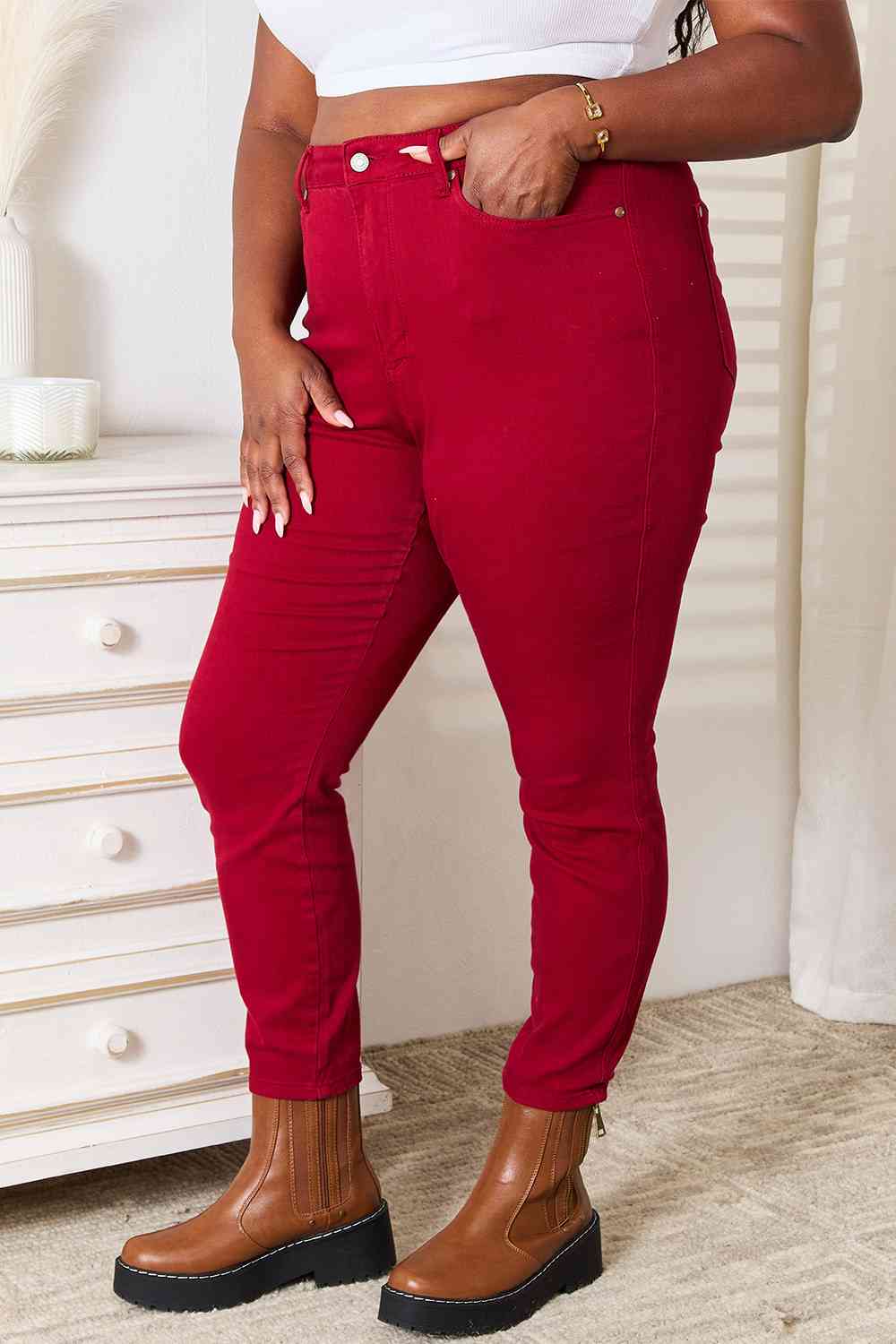 *APP EXCLUSIVE* Judy Blue Waist Tummy Control Skinny Jeans