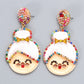 *APP EXCLUSIVE* Rhinestone Mrs. Claus Earrings