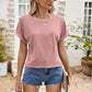 * APP EXCLUSIVE* Eyelet Short Sleeve Top