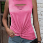 *APP EXCLUSIVE* Cutout Twisted Tank