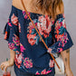 *App Exclusive* Off-Shoulder Flounce Sleeve Top