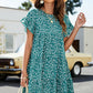 *APP EXCLUSIVE* Leopard Babydoll Tiered Dress