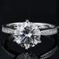 * APP EXCLUSIVE* 3.14 Carat Moissanite Side Stone Ring