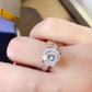 * APP EXCLUSIVE* 2 Carat Moissanite 925 Sterling Silver Ring
