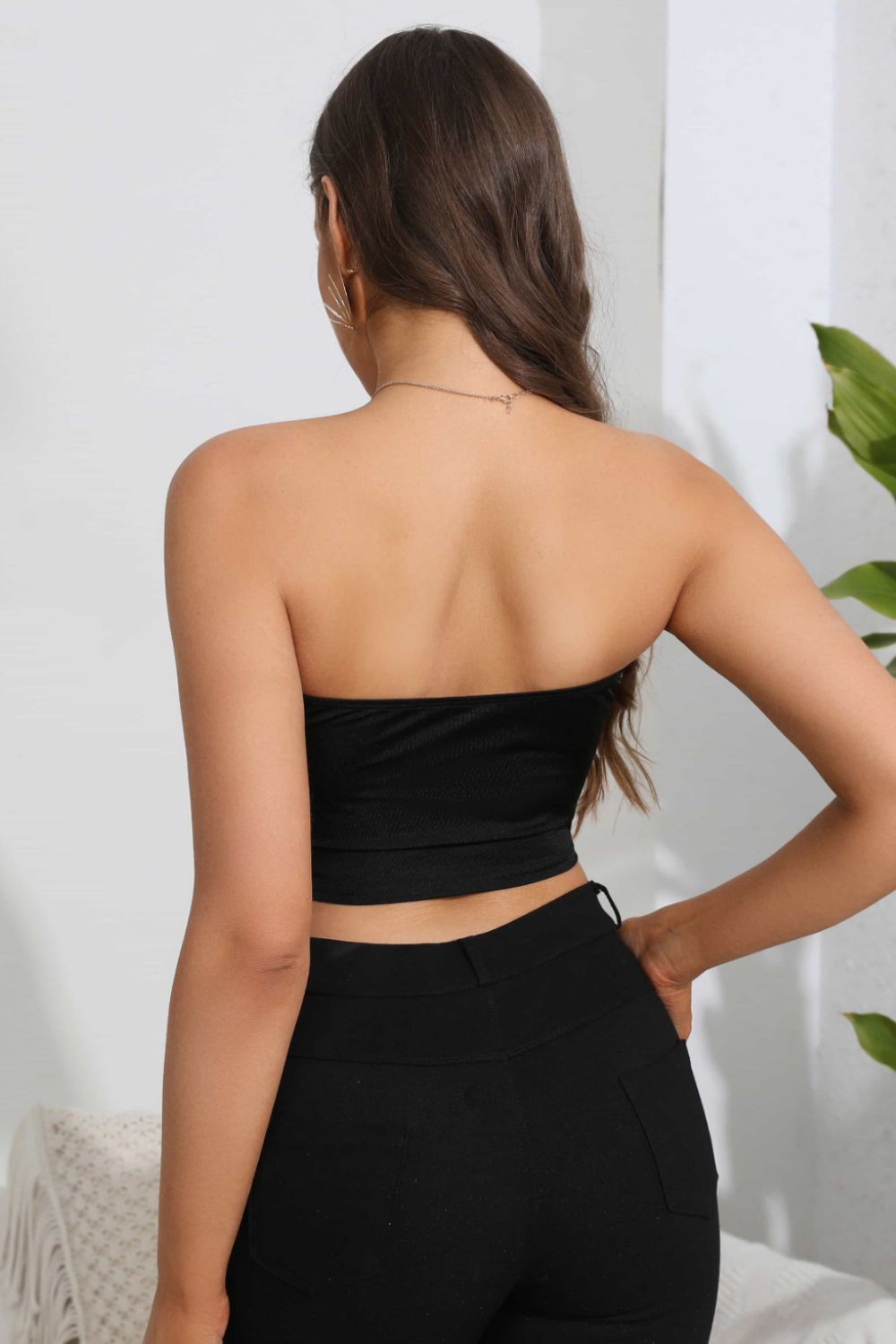 *APP EXCLUSIVE* Heart Spider Web Tube Top