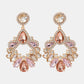*APP EXCLUSIVE* Bejeweled Glass Stone Dangle Earrings