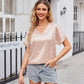*APP EXCLUSIVE* Leopard Print Curved Hem Satin Top