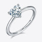 *APP EXCLUSIVE* 1 Carat Moissanite 925 Sterling Silver Solitaire Ring
