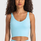 *APP EXCLUSIVE* Deep Vneck Crop Sports Bra