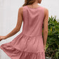 *APP EXCLUSIVE* Tassel Tie Lace Trim Sleeveless Dress