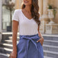 Denim Skort