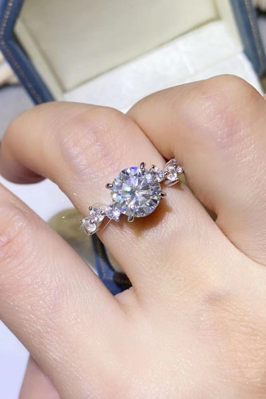 *APP EXCLUSIVE* 2 Carat Moissanite 925 Sterling Silver Ring