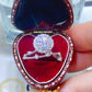 *APP EXCLUSIVE* 1 Carat Moissanite Platinum-Plated Ring