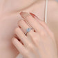 *APP EXCLUSIVE* 1 Carat Moissanite 925 Sterling Silver Halo Ring