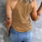 *App Exclusive* Curved Hem Grecian Tank Top