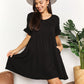 *APP EXCLUSIVE* Vneck Flounce Sleeve Tiered Dress
