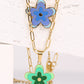 *APP EXCLUSIVE* Flower Stainless Steel Necklace