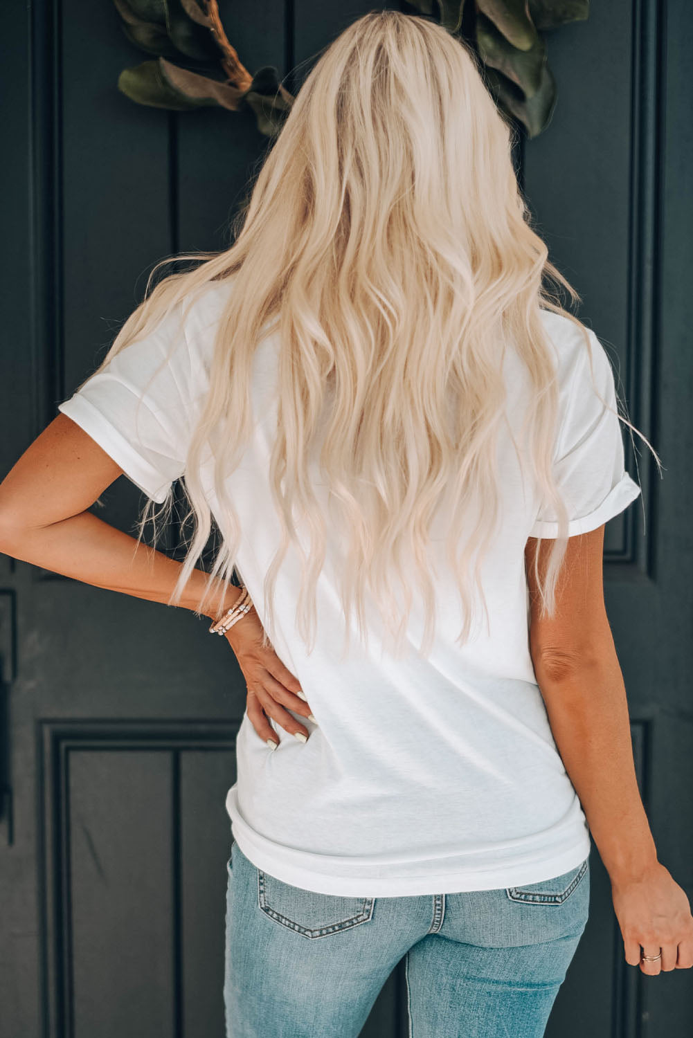 *APP EXCLUSIVE* American Honey Cuffed Tee