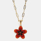 *APP EXCLUSIVE* Flower Stainless Steel Necklace