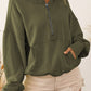 * APP EXCLUSIVE* Zip-Up Dropped Shoulder Hoodie