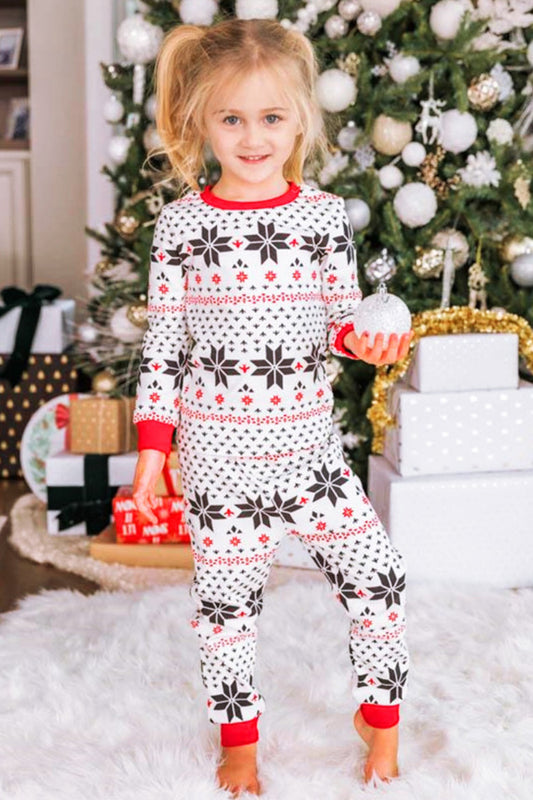 *APP EXCLUSIVE* Snowflake Kids Pajamas