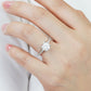 *APP EXCLUSIVE* 1.5 Carat Moissanite Side Stone Ring