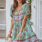 *APP EXCLUSIVE* Tie Neck Short Sleeve Mini Dress