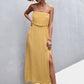 *APP EXCLUSIVE* Strapless Split Maxi Dress