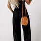 *APP EXCLUSIVE* Smocked Square Neck Wide Leg Jumpsuit with Pockets