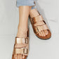 *APP EXCLUSIVE* Double-Banded Slide Sandal in Rose Gold