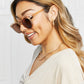 *APP EXCLUSIVE* Round Full Rim Polycarbonate Frame Sunglasses