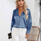 *APP EXCLUSIVE*  Satin Button Up Long Sleeve Shirt